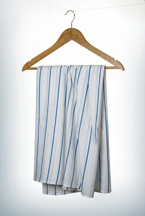 Ivory Blue Breeze Handloom Sarong