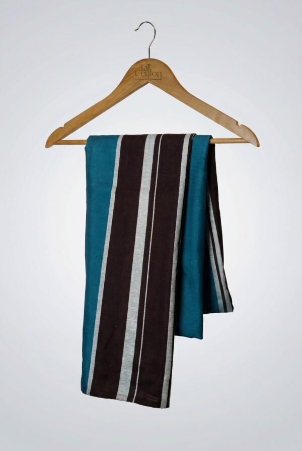 Ocean Maroon Stripe Handloom Sarong